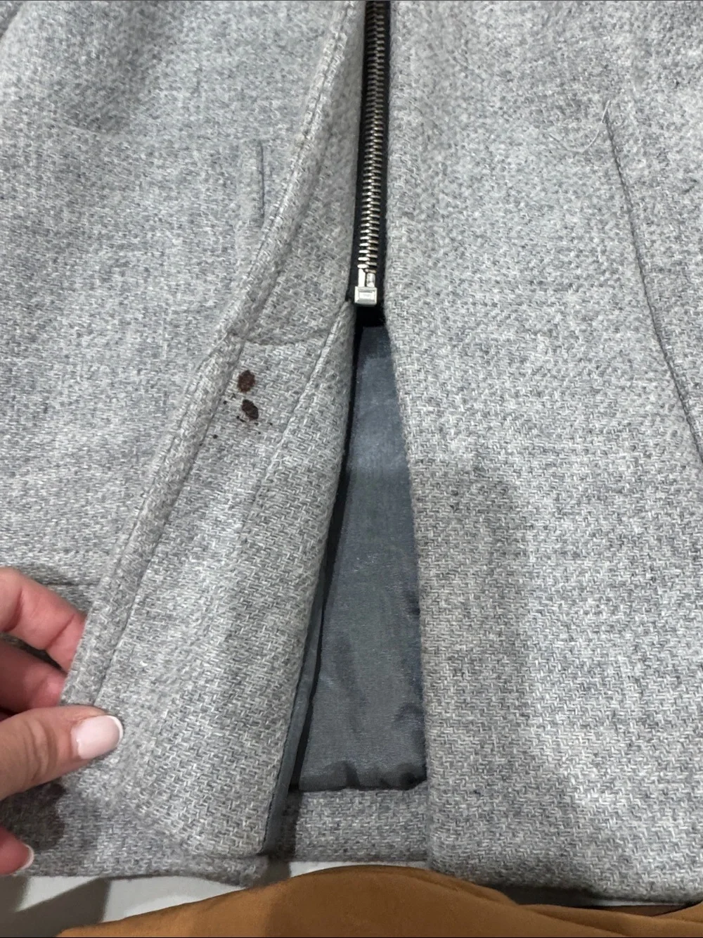 Zara girls wool coat- 8
